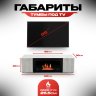 Тумба под ТВ с биокамином SteelHeat LIVORNO IMPULSE 140 см (корпус серый бетон / фасады серый бетон) фото 3