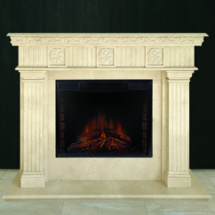 Биокамин в мраморном портале Firezo Vello d’oro, стандарт