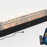 Автоматический биокамин Lux Fire Smart Flame 1400 RC INOX фото 1