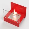 Биокамин настольный Lux Fire "Афиша" М (красный) фото 2