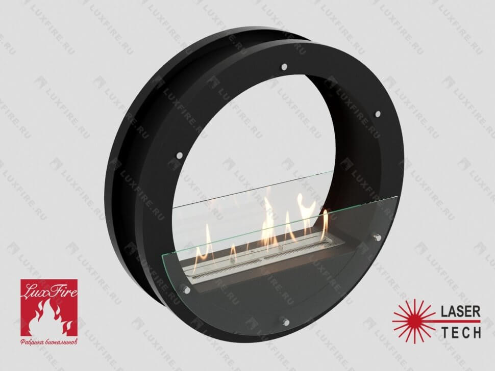 Встроенный сквозной биокамин Lux Fire 